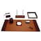 Dacasso Mocha Leather 8-Piece Desk Set DF-3012 - alternate 1